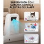PetKit PuroBot Crystal Duo Arenero Autolimpiable con Cámara IA y Cubierta, Blanco